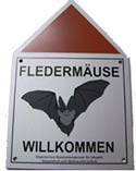 Fledermäuse willkommen